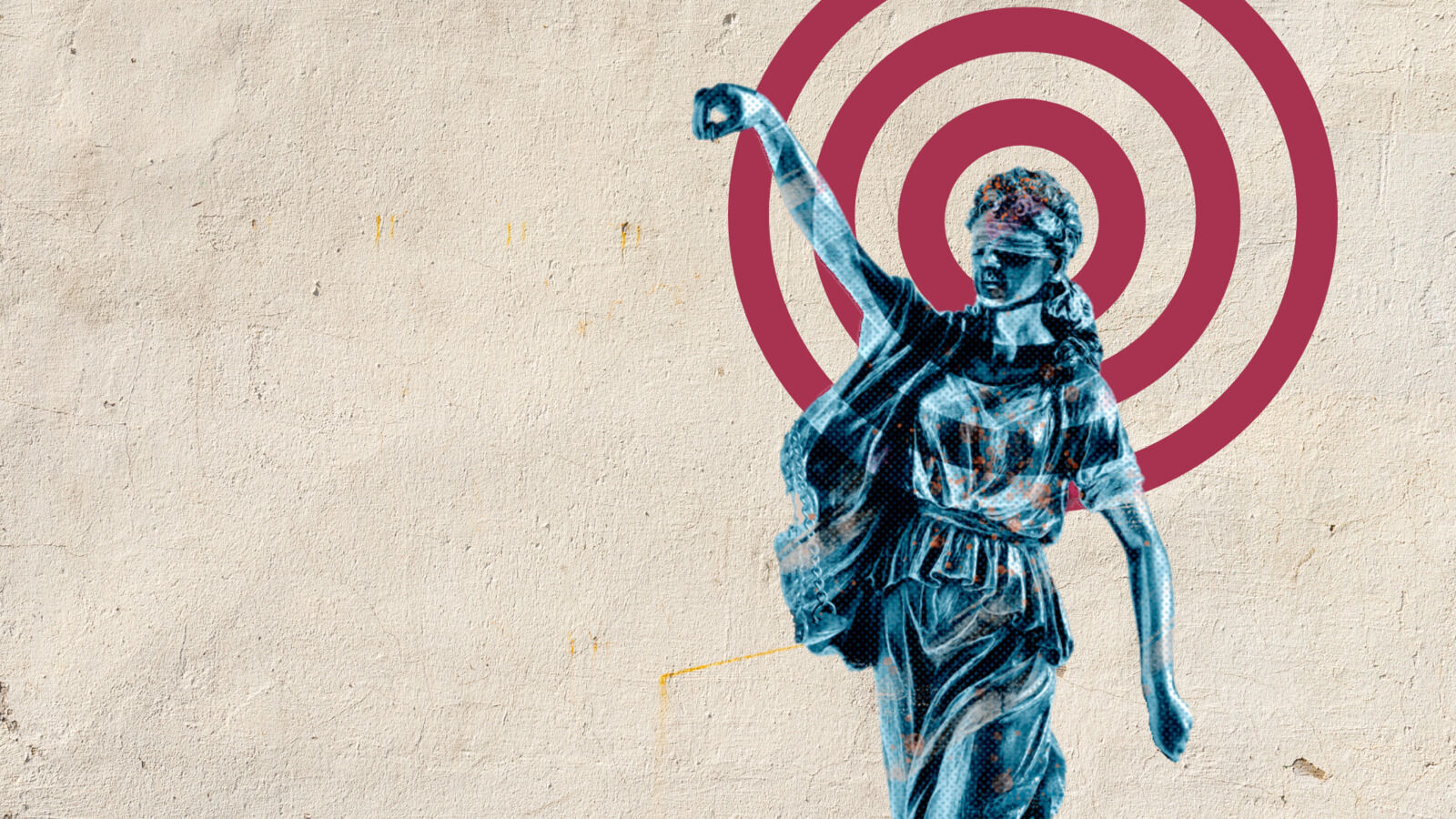 Lady justice no scales